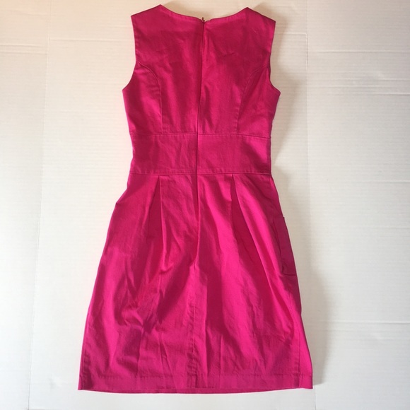 90s Vintage bright pink dress with pockets 0 - Picture 6 of 8